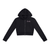 dottle in bloom crop hoodie
