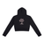 dottle in bloom crop hoodie
