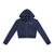 dottle in bloom crop hoodie