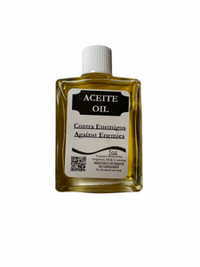 1oz ACEITE CONTRA ENEMIGOS - AGAINST ENEMIES OIL