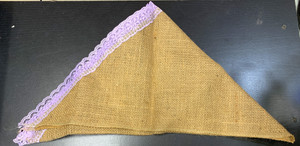 KIYA DE SACO BURLAP BANDANA