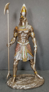HORUS - EGYPTIAN GOD OF THE SUN HOLDING SCEPTER HORUS - EGYPTIAN GOD OF THE SUN HOLDING SCEPTER