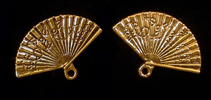 DIJE ABANICO ORO / GOLDEN FAN CHARM DIJE ABANICO ORO / GOLDEN FAN CHARM