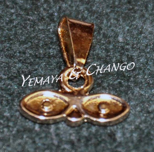 DIJE OJOS SANTA LUCIA ORO / GOLD ST LUCIA EYES CHARM