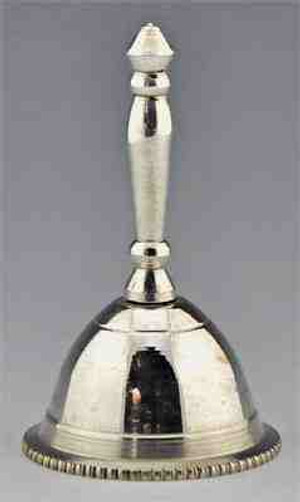 3" SILVER PLATED ALTAR BELL