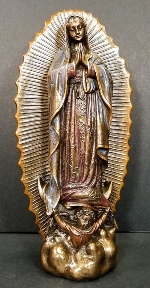 THE VIRGIN OF GUADALUPE BRONZE
