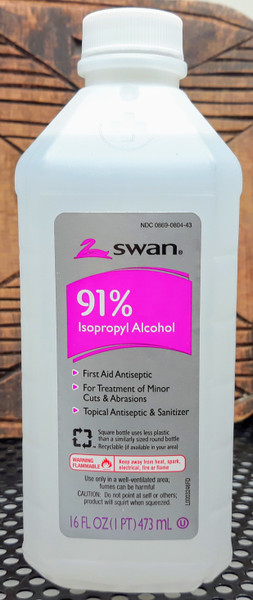 ISOPROPYL ALCOHOL 91% 16 OZ