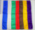 PANUELO 7 COLOR  18"x18" SATIN CLOTH