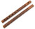 13" CARVED WOODEN FLUTE