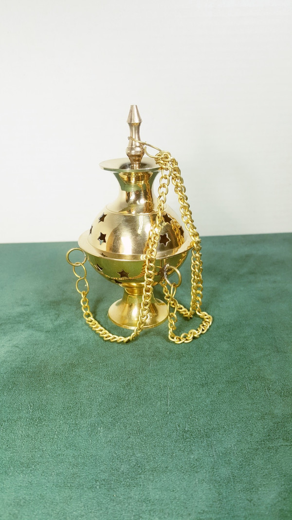 INCENSARIO BRONCE 5IN - BRASS INCENSE BURNER