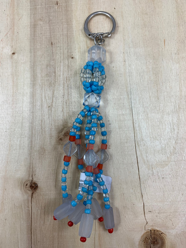 LLAVERO ORISHA BEAD KEYCHAIN