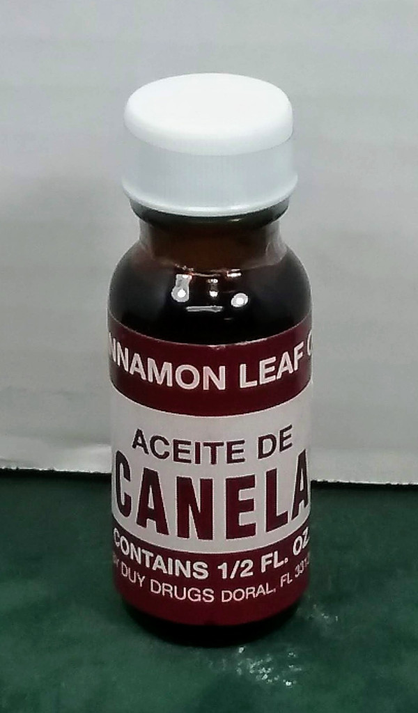 ACEITE CANELA 0.5 OZ - CINNAMON LEAF OIL 0.5 OZ