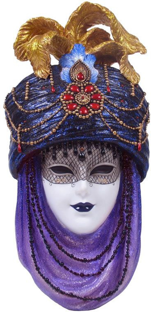 MASK WITH TURBAN WALL PLAQUE