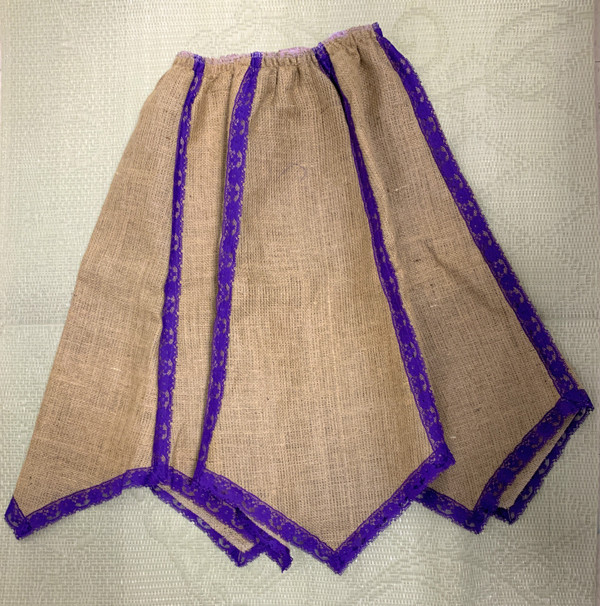 SAYA SACO / BURLAP SKIRT