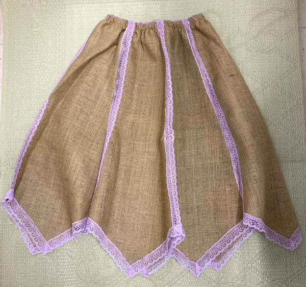 SAYA SACO / BURLAP SKIRT