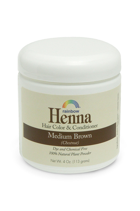 Henna Medium Brown 4oz,17oz,34oz. - Rainbow Research Corporation