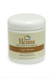 Henna Light Brown 4oz,17oz,34oz.