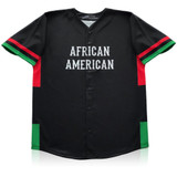 African American Baseball Jersey Custom Name and Number