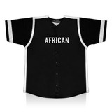 African Baseball Jersey Custom name and number