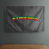 ETHIOPIA  3' X 5' DOUBLE SIDED BANNER FLAG