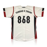 Trinidad and Tobago Baseball Jersey - white