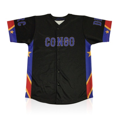 Congo  DRC Baseball Jersey