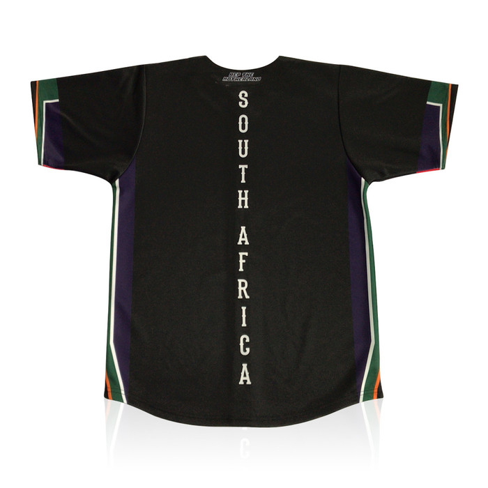 White Africa Baseball Jersey