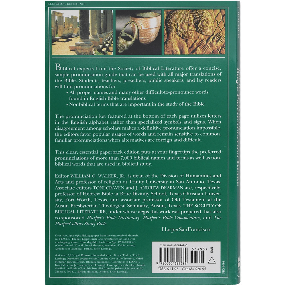 English Pronunciation Bible DVDセット Lector's Guide to Biblical Pronunciations: Staudacher, Joseph M