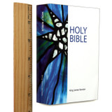 Holy Bible, King James Version – Sterling Edition (Pocket paperback) - Cover with ruler