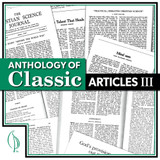 Anthology of Classic Articles, Volume 3 (Audiobook (download))