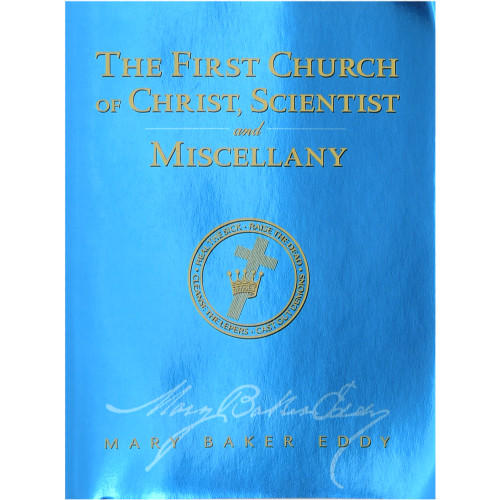 The First Church of Christ, Scientist, and Miscellany, Study Edition, paperback — Front cover