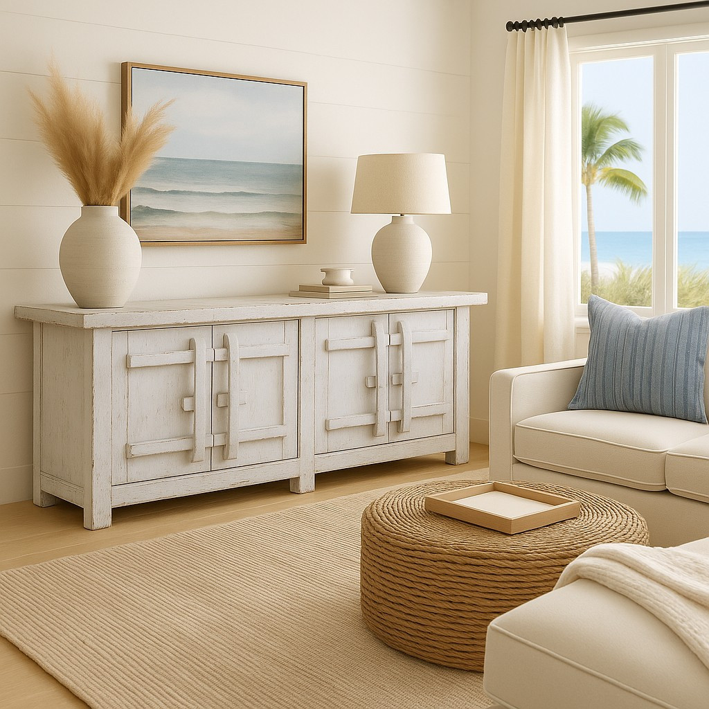 Amalfi Patrician Two Tones Sideboard 91x19x37H - Lilys Living