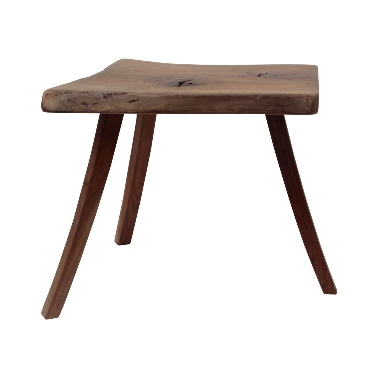 Live Edge Side Table Walnut Wood Natural(color & size vary