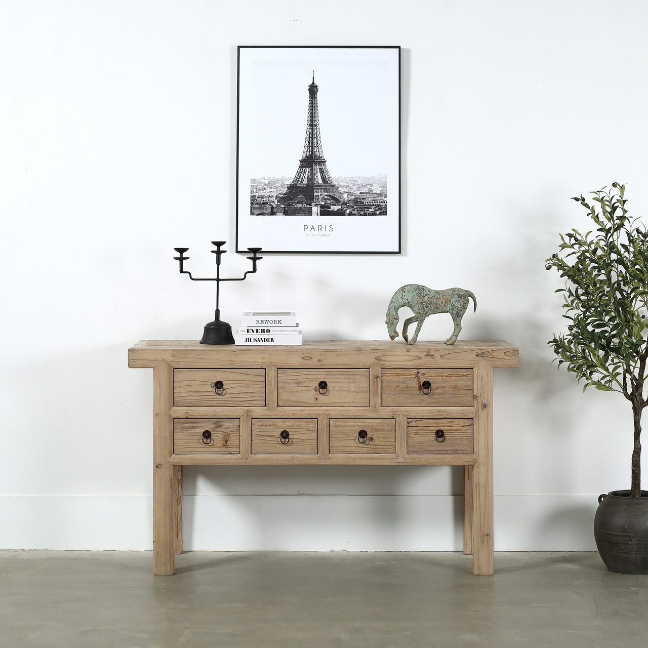 ACME Furniture DRIFTWOOD　LOWTABLE Ibolili Coffee Tables B312 RECLAIMED TEAK COFFEE TABLE, LIVE