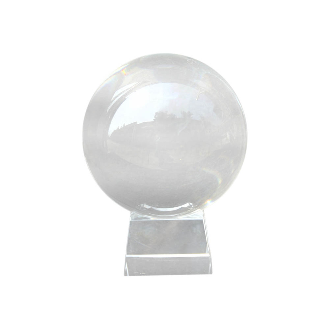 Crystal Fengshui Ball 8 Inch with Crystal Stand - Lilys Living