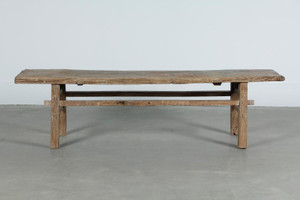 Vintage Bench Medium with weathered natural wood finish (about 5-6'long, size & finish vary) Vintage Bench Medium with weathered natural wood finish (about 5-6'long, size & finish vary)