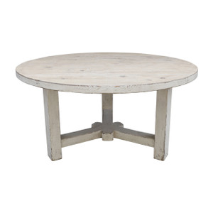 Amalfi Two Tones 60" round dining table Antique Off white Amalfi Two Tones 60" round dining table Antique Off white