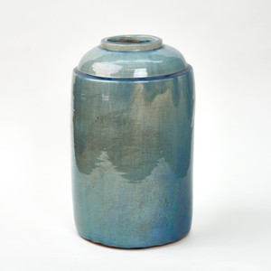 10" Blue-Green Vintage Style Tall Vase (finish vary) 10" Blue-Green Vintage Style Tall Vase (finish vary)