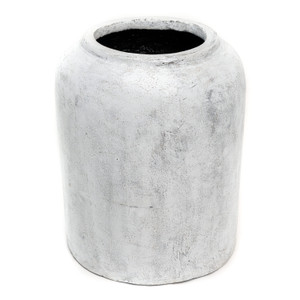 27" Cement Planter Antique White 22X22X27H Minim 2 27" Cement Planter Antique White 22X22X27H Minim 2