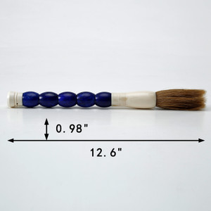 Approx. 13" Indigo Blue Drum Calligraphy Brush Approx. 13" Indigo Blue Drum Calligraphy Brush