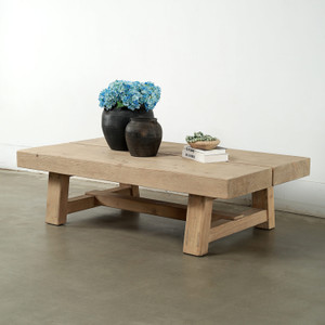 The Capri Heritage Split-top Coffee Table 64x37x18H The Capri Heritage Split-top Coffee Table 64x37x18H