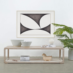 Peking Ming Coffee Table With Storage White wash 68x28x18H Peking Ming Coffee Table With Storage White wash 68x28x18H