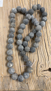 Charcoal Onyx large beads (Approx 29-30 Inches long, 1.25" diameter) Charcoal Onyx large beads (Approx 29-30 Inches long, 1.25" diameter)