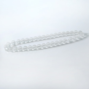 Approx. 21" Long Frosted Glass Beads Approx. 21" Long Frosted Glass Beads