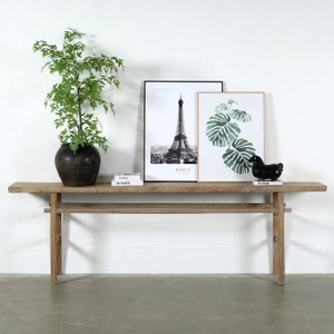 Approx. 106" Long Vintage Console Table Extra Large Weathered Natural (Pre-order only lead time 8-12 weeks) Approx. 106" Long Vintage Console Table Extra Large Weathered Natural (Pre-order only lead time 8-12 weeks)