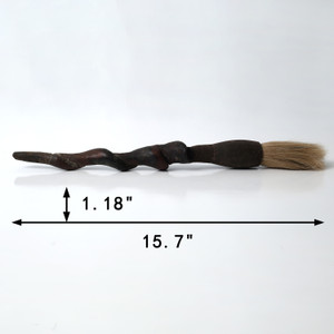 Approx. 19" Long Calligraphy Brush with Live Edge Old Branch (size and color vary) Approx. 19" Long Calligraphy Brush with Live Edge Old Branch (size and color vary)
