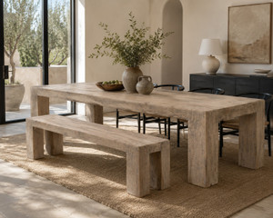 80 Inches long Ravello Bench Weathered Gray