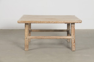 Elmwood Vintage Coffee Table Weathered Natural Warm Wood Tone 36x34x16H Elmwood Vintage Coffee Table Weathered Natural Warm Wood Tone 36x34x16H