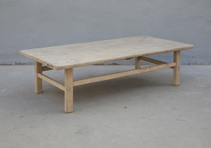 Vintage Walnut Wood Coffee Table 62.5x30.3x17.32H Warm Wood Tone