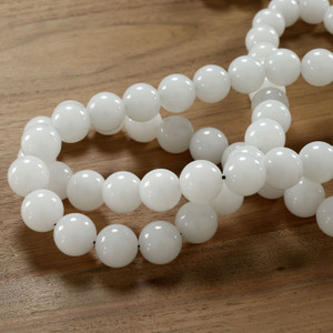 Approx. 45" Long Crystal White Glass Beads Approx. 45" Long Crystal White Glass Beads